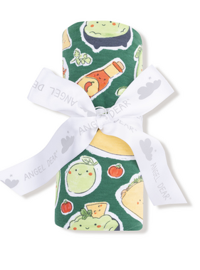 Angel Dear Happy Tacos  Swaddle Blanket 45x45