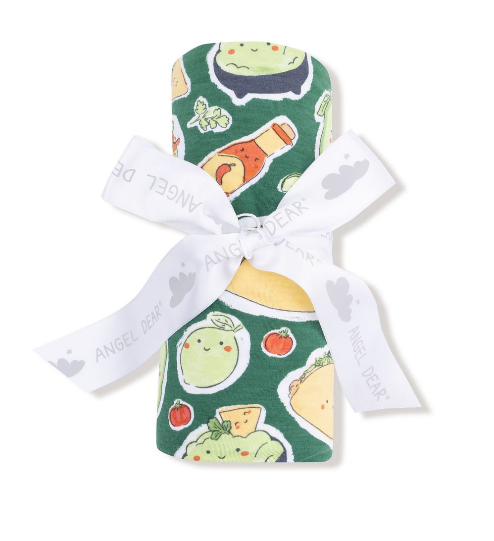 Angel Dear Happy Tacos  Swaddle Blanket 45x45