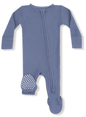 Angel Dear Wild Wind Blue 2 Way Zip Footie