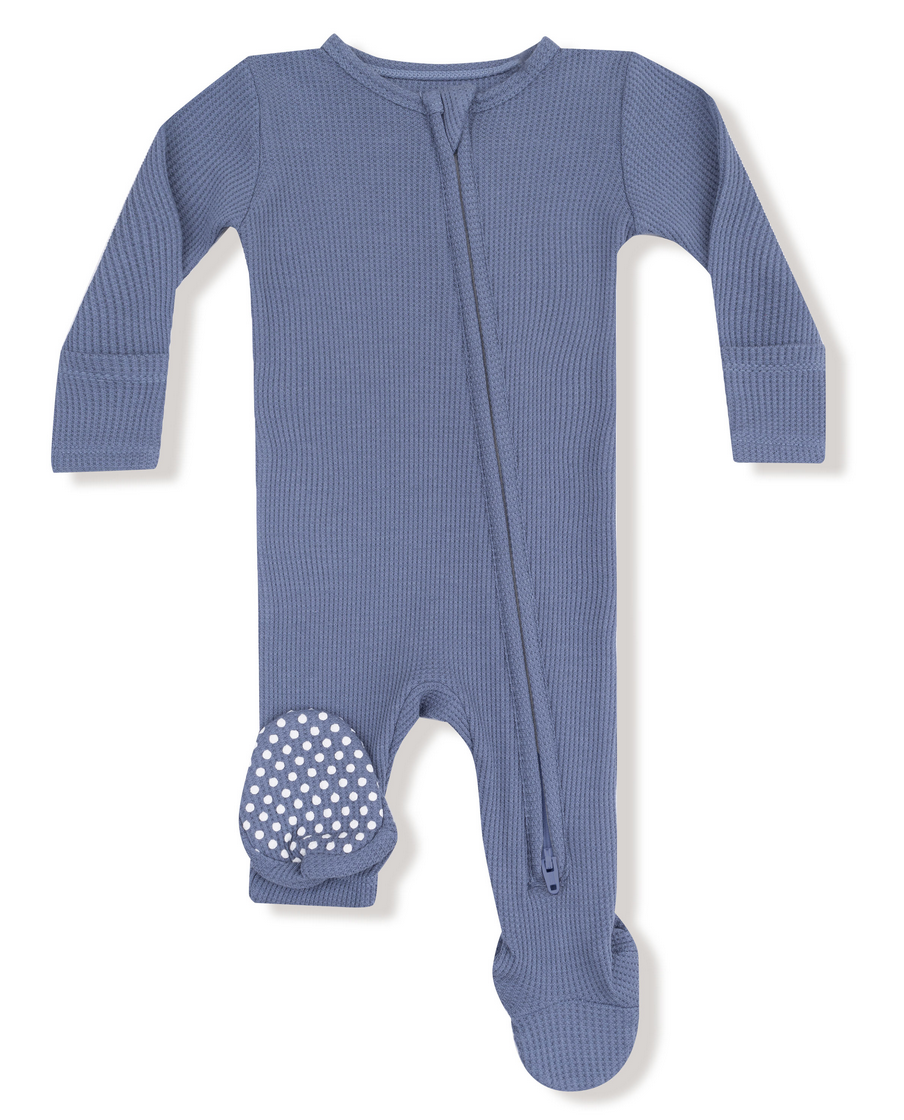 Angel Dear Wild Wind Blue 2 Way Zip Footie