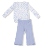 Angel Dear Romi Floral Shirt/ Pant Set