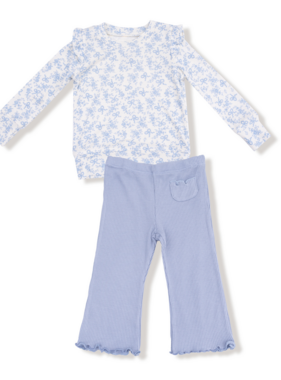 Angel Dear Romi Floral Shirt/ Pant Set