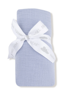 Angel Dear Solid Soft Chambray Swaddle 47x47