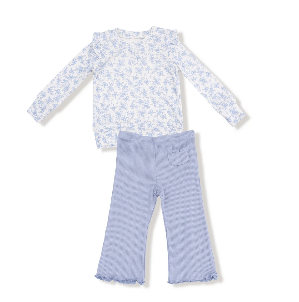 Angel Dear Romi Floral Shirt/ Pant Set