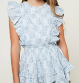 Summer Loving Gustavia Dress-Blue Mini Roses