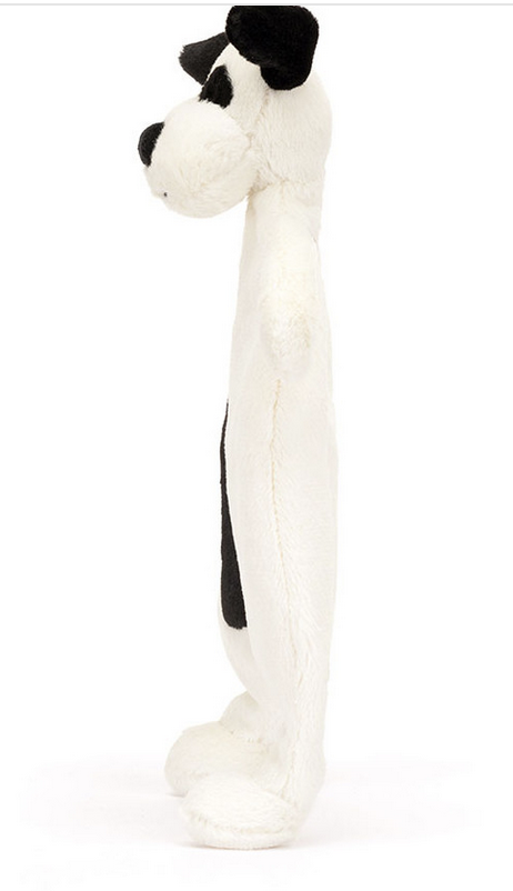 Jellycat Bashful Black & Cream Puppy Comforter CMF4BCP