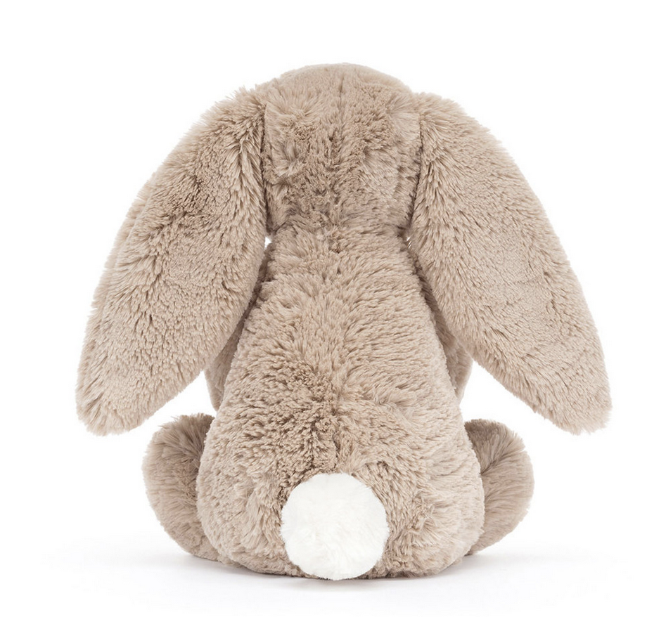 Jellycat Bashful Beige Bunny 'Birthday BAS3BEBB