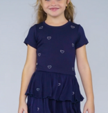 Flowers By Zoe Navy Bow Dress LD37