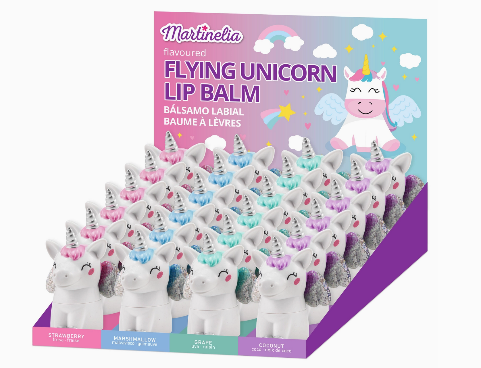Toysmith Martinelia Flying Unicorn Lip Balm