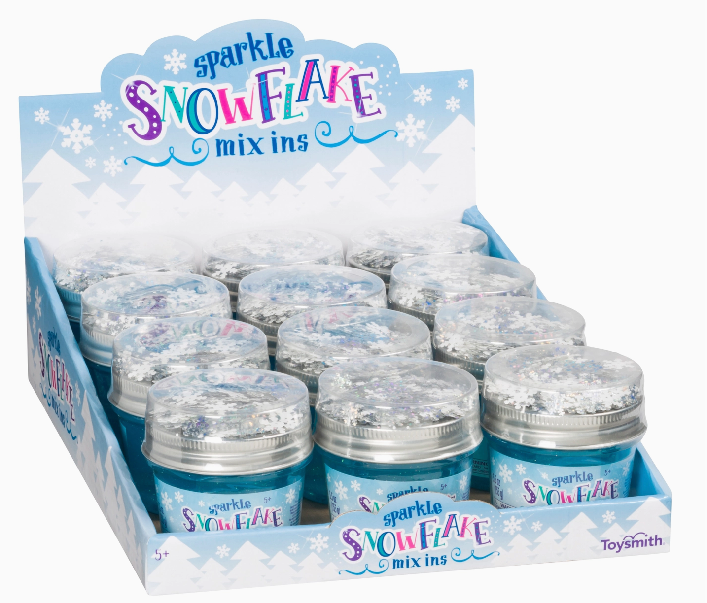 Toysmith Snowflake Mix Ins Slime/Confetti Kit
