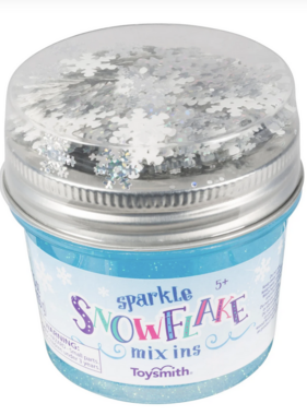 Toysmith Snowflake Mix Ins Slime/Confetti Kit