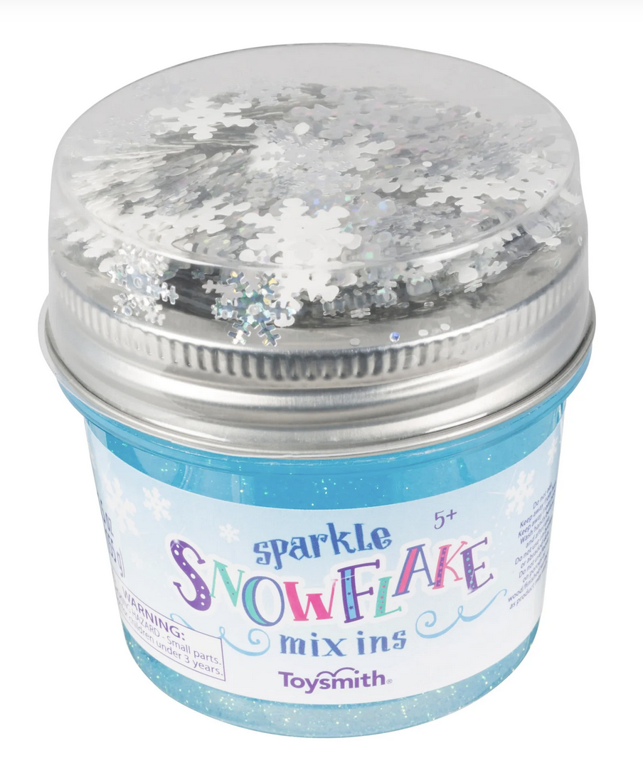 Toysmith Snowflake Mix Ins Slime/Confetti Kit