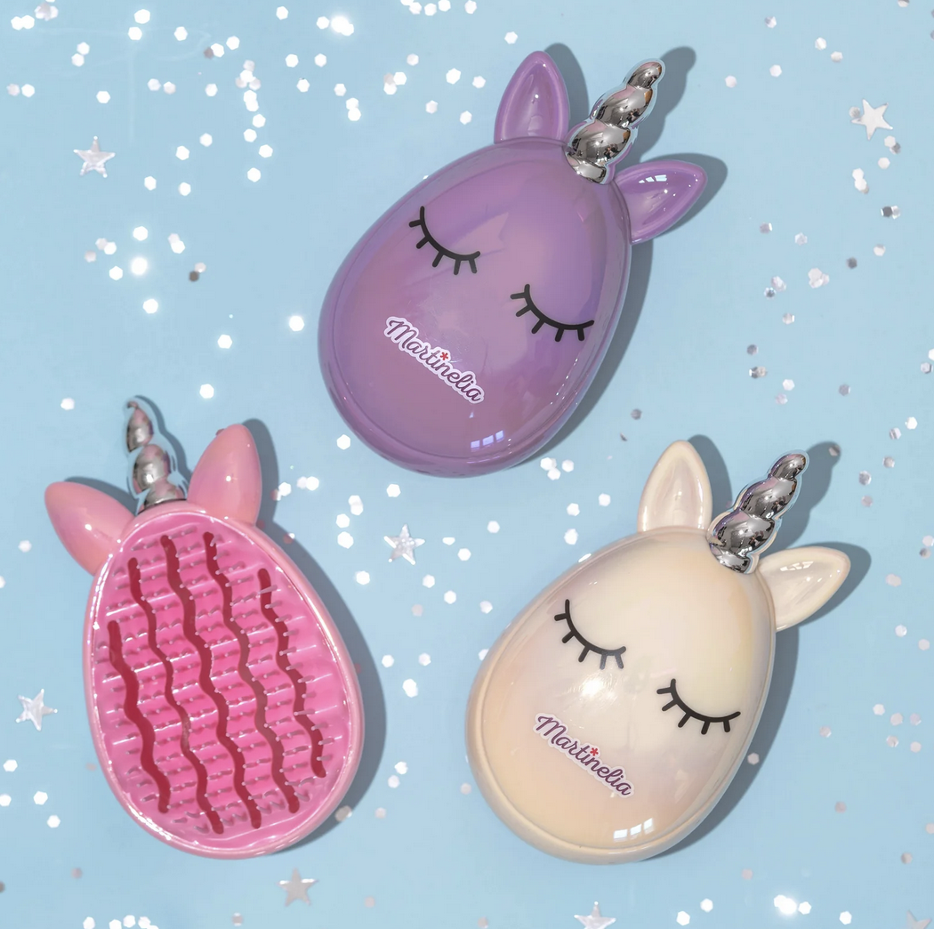 Toysmith Martinelia Sweet Dreams Unicorn Detangler Hair Brush
