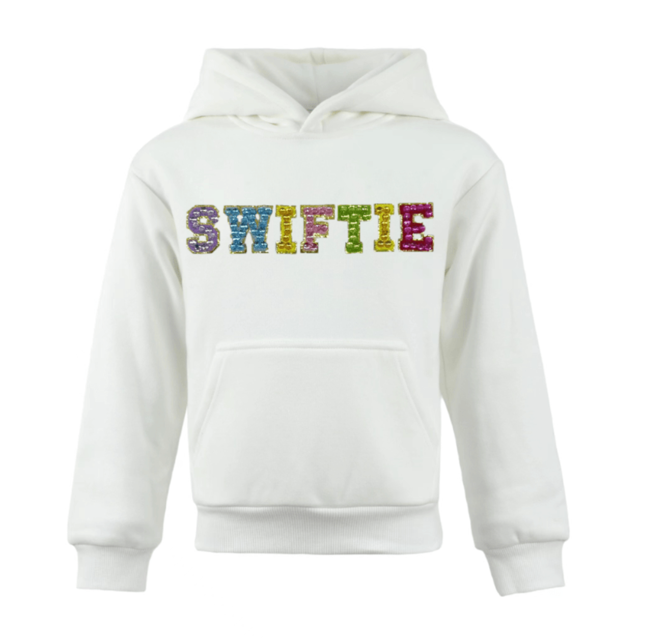 Lola and The Boys Swiftie Hoodie-Multi Crystals
