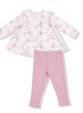 Angel Dear Antoinette Floral  Top/ Legging