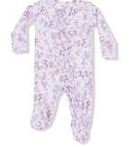 Angel Dear Sweet Dream Florals Zip Footie
