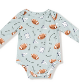 Angel Dear Touchdown Time Bodysuit Grey