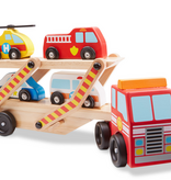 Melissa & Doug Emergency Vehicle Carrier 51173