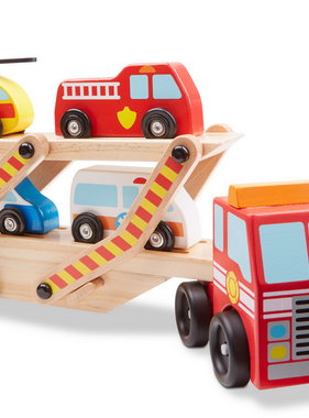 Melissa & Doug Emergency Vehicle Carrier 51173