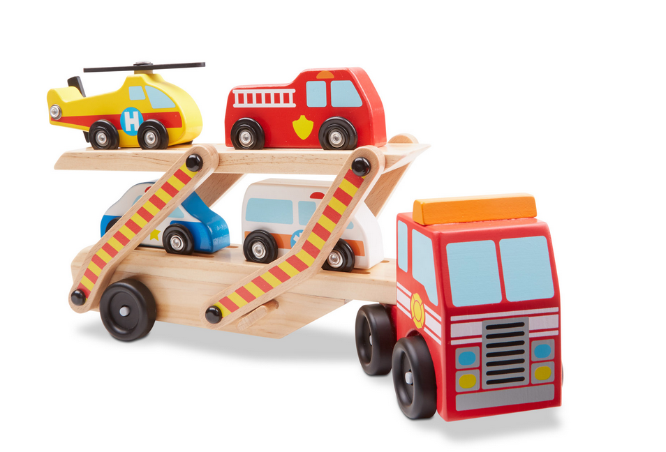 Melissa & Doug Emergency Vehicle Carrier 51173