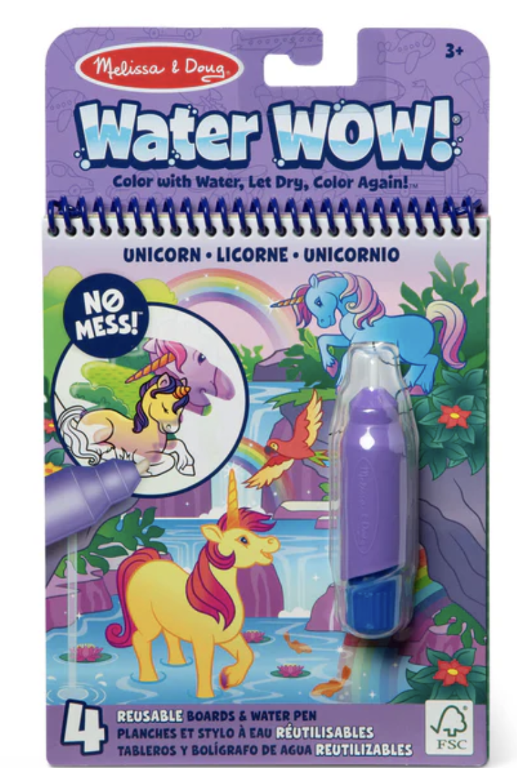 Melissa & Doug water wow Unicorn