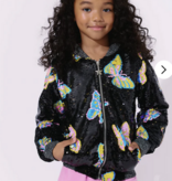 Lola and The Boys Magic Butterfly Sequin Jacket