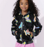 Lola and The Boys Magic Butterfly Sequin Jacket