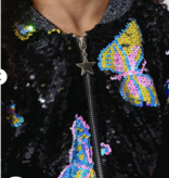 Lola and The Boys Magic Butterfly Sequin Jacket