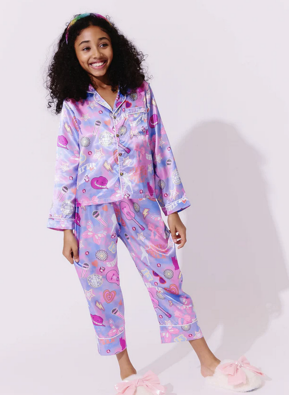 Lola and The Boys Swiftie Lovers Silky Set Lounge