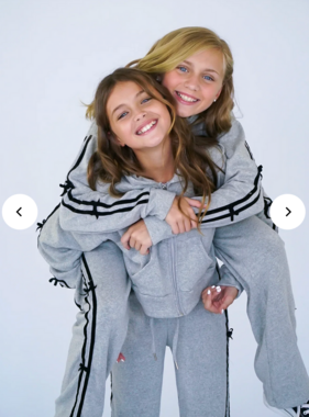 Flowers By Zoe Bow Hoodie FLE99 -MGREY