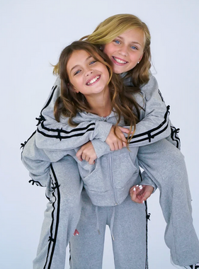 Flowers By Zoe Bow Sweats FLE98 GRY