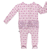 Lev Baby Caroline Ruffled Zippered Footie