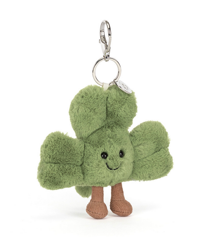 Jellycat Amuseables Siofra Shamrock Bag Charm A4SHMBC