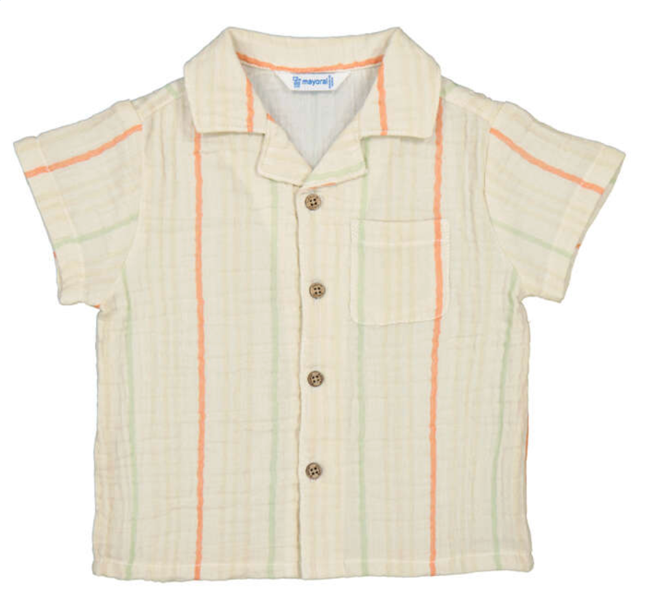 Mayoral 1113 25 S/S Shirt-Stripes