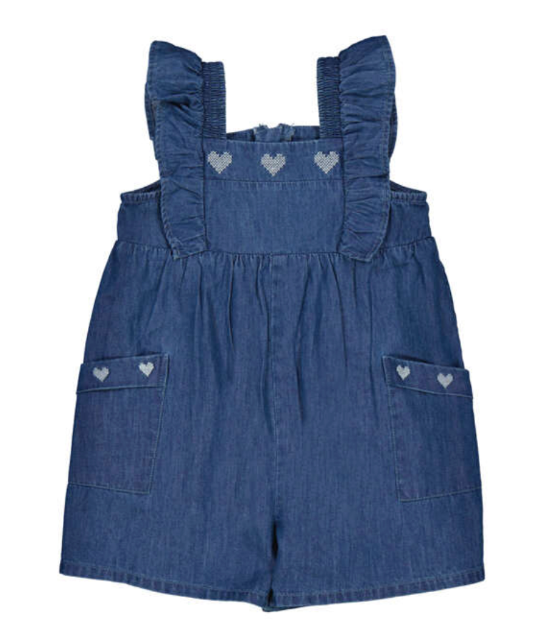 Mayoral 1828 28 Denim Romper