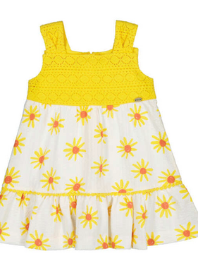 Mayoral 1926 56 Guipur Dress-Yellow