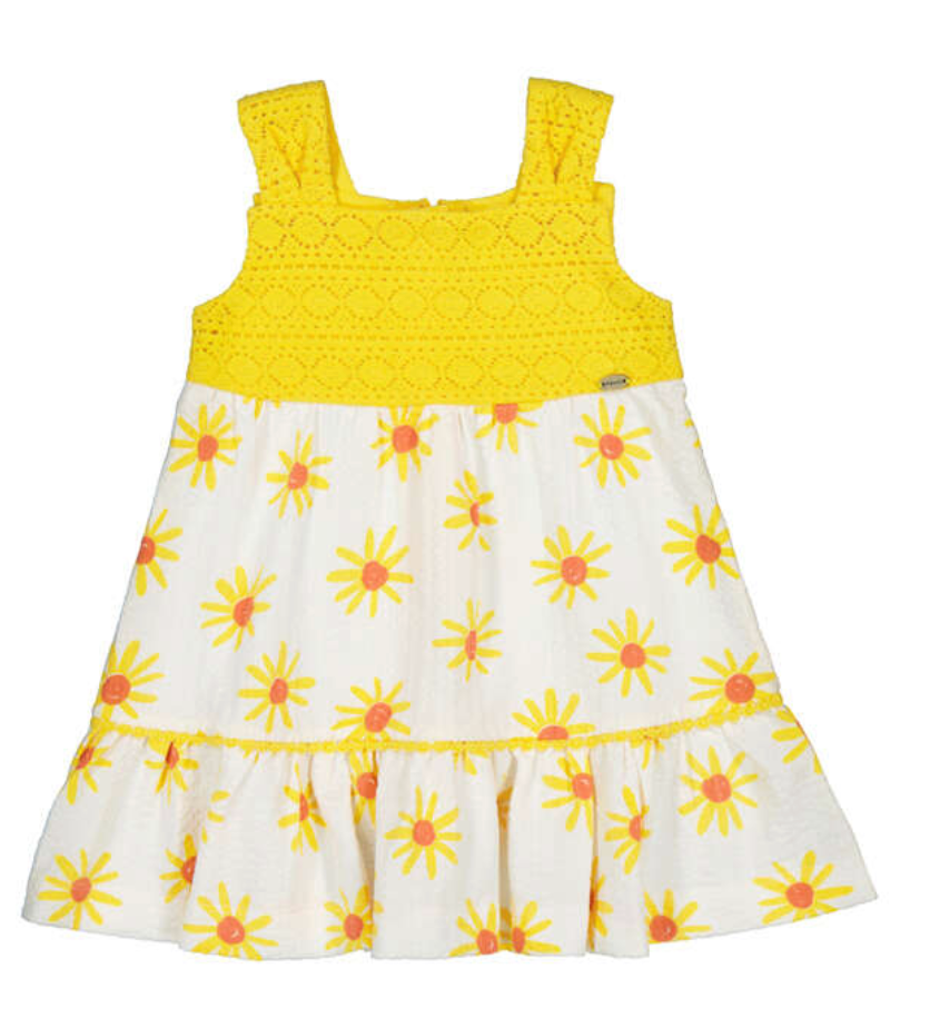 Mayoral 1926 56 Guipur Dress-Yellow