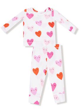 Angel Dear Happy Hearts L/S Loungewear Set