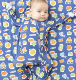 Angel Dear My Funny Valentine Blue 2 Way Zip Footie