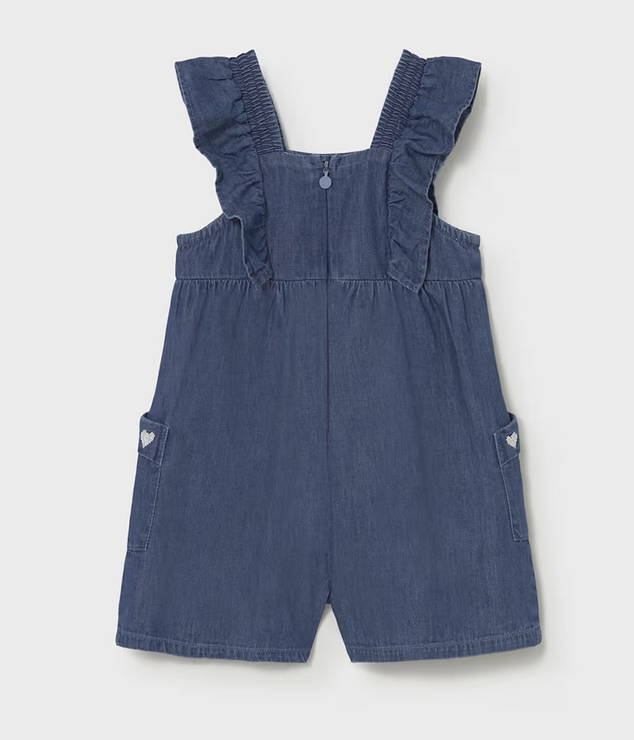 Mayoral 1828 28 Denim Romper