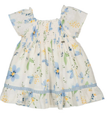 Mayoral 1992 94 Printed Dress Blue