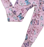 Lev Baby julia Ruffled 'Poppy'-Convertible Romper