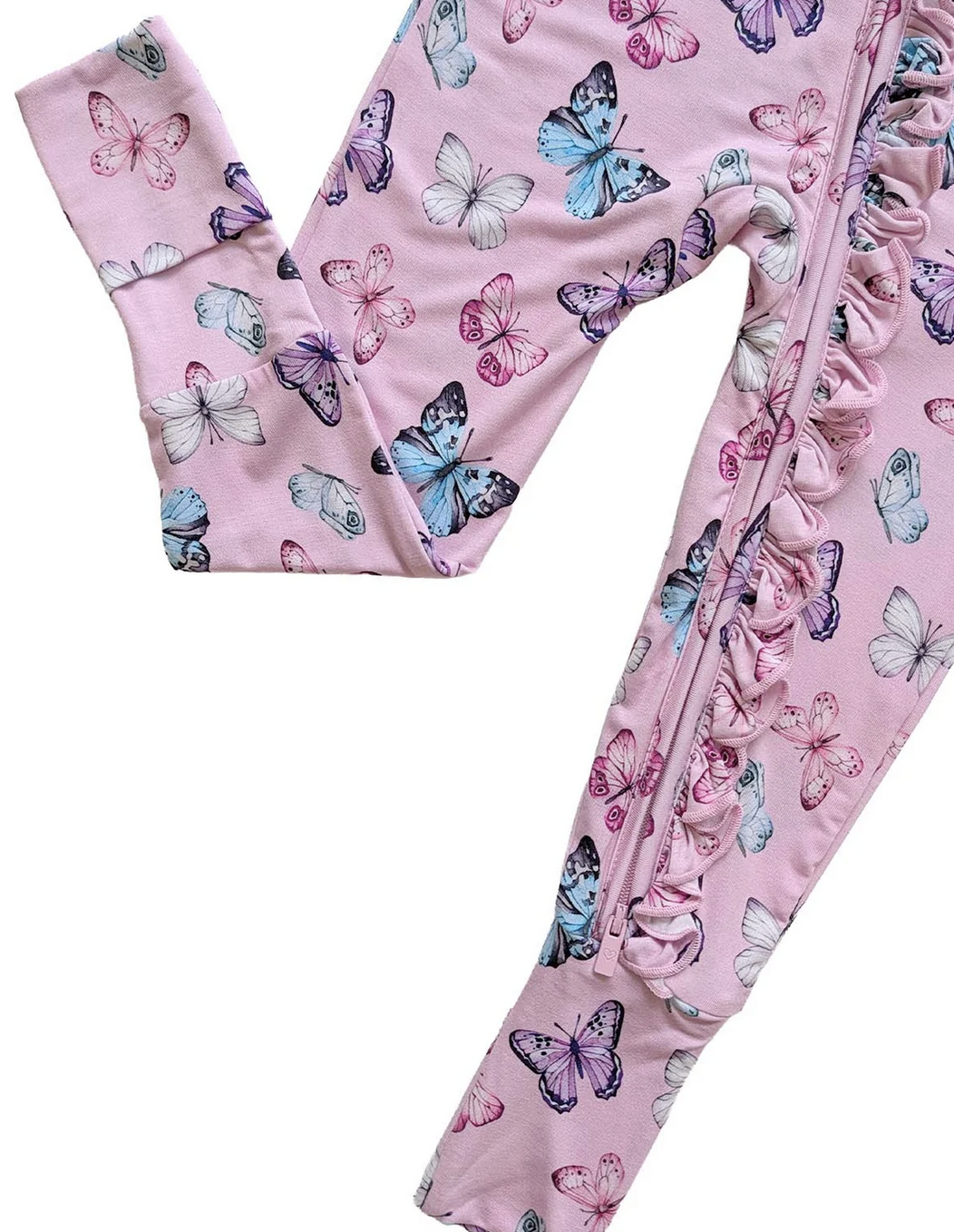 Lev Baby julia Ruffled 'Poppy'-Convertible Romper