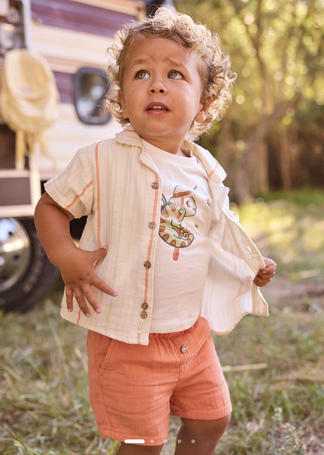 Mayoral 1216 55 Shorts-Clay Orange