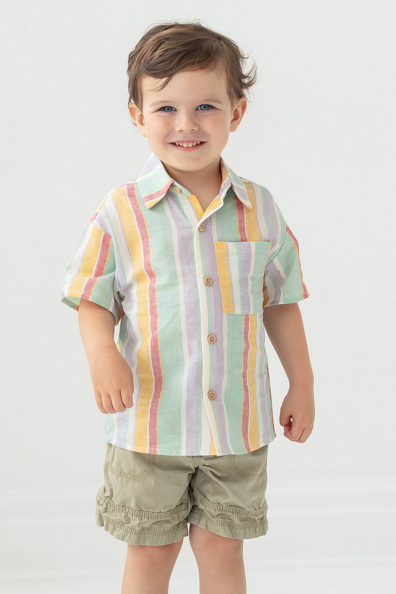 Becket and Bear Malibu Top Striped Shirt