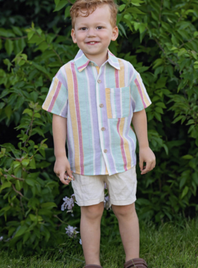 Becket and Bear Malibu Top Striped Shirt