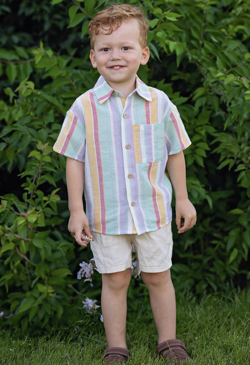 Becket and Bear Malibu Top Striped Shirt