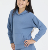 Ocean Drive Kids Cloud Fleece OD Shorts-Blue Jean