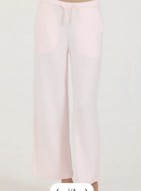 Ocean Drive Kids Hacci Pants-Pink