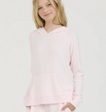 Ocean Drive Kids Hacci Hoodie-Pink